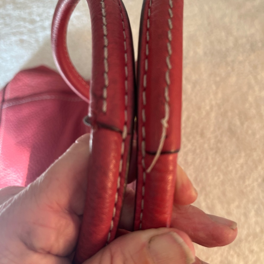 Vintage Coach bag Red black interior
